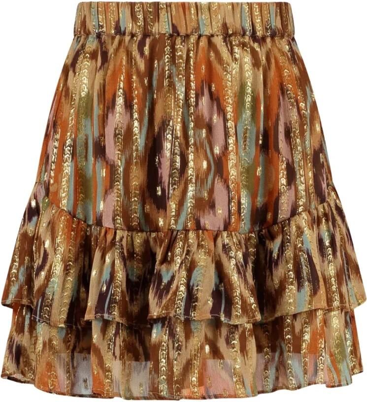 Amaya Amsterdam Luun Rok in Amsterdam Stijl Multicolor Dames