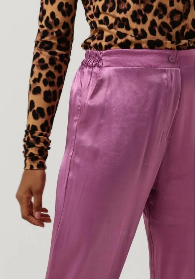Amaya Amsterdam Paarse Abby Pants Dames Broeken Purple Dames