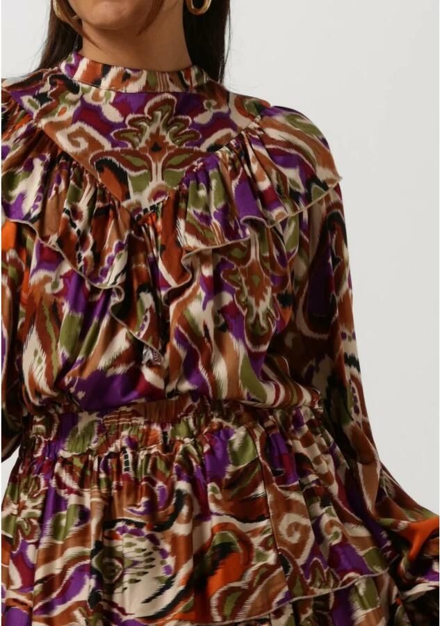 Amaya Amsterdam Piper Blouse in Multi Kleur Multicolor Dames - Foto 1