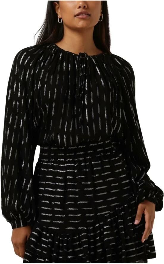 Amaya Amsterdam Zilver Adele Blouse Damesblouse Black Dames - Foto 7