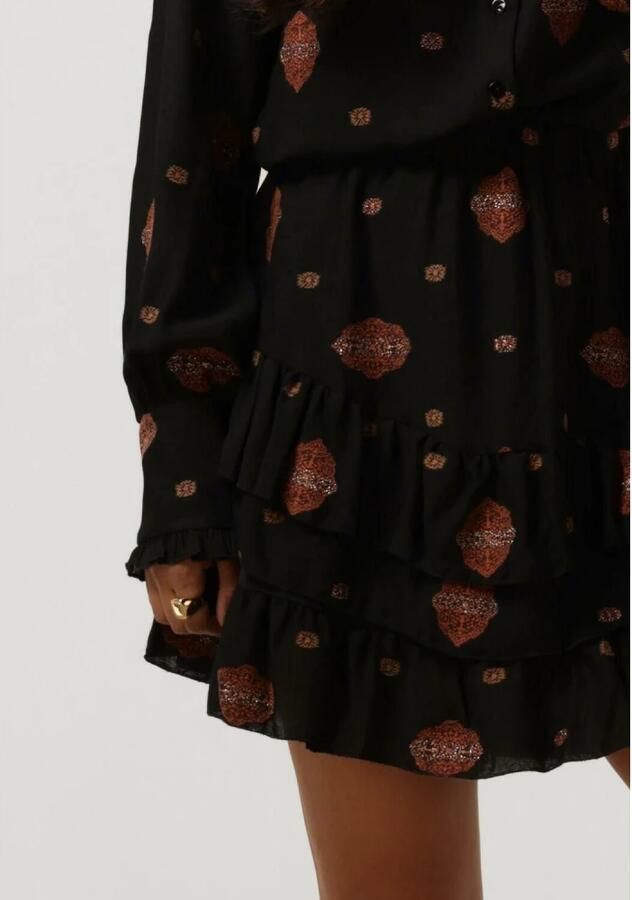 Amaya Amsterdam Zwarte Capri Rok Multicolor Dames - Foto 4