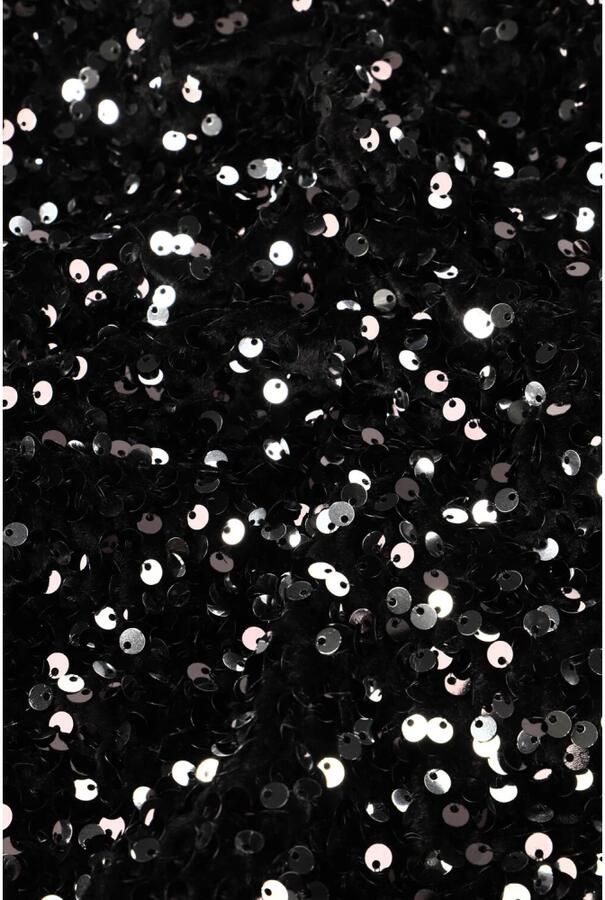 Amaya Amsterdam Zwarte Glitter Pailletten Blouse Yara Top Black Dames - Foto 6