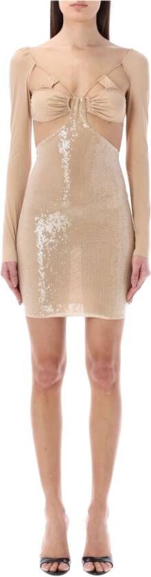 Amazuin Dresses Beige Dames