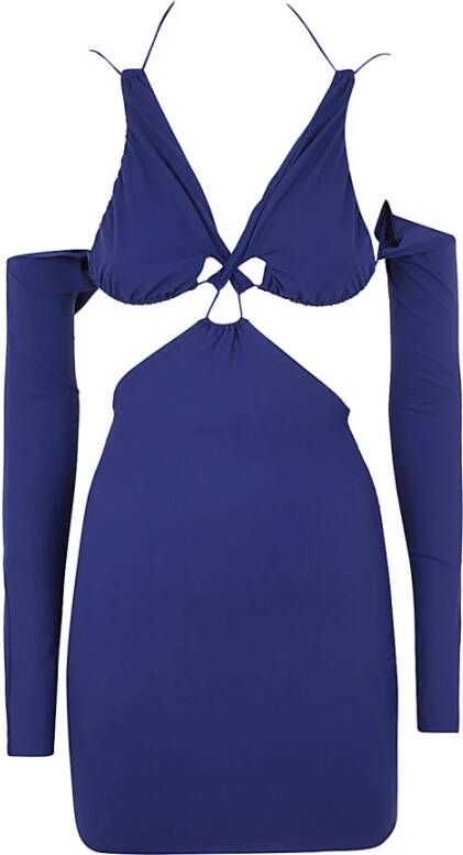 Amazuin Short Dresses Blauw Dames