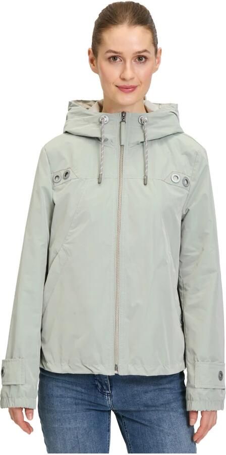 Amber & June Gewatteerde Casual Blouson Jas Green Dames - Foto 2