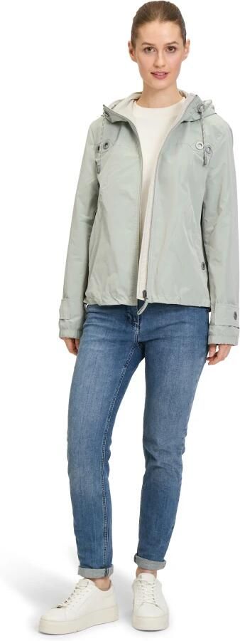 Amber & June Gewatteerde Casual Blouson Jas Green Dames - Foto 4