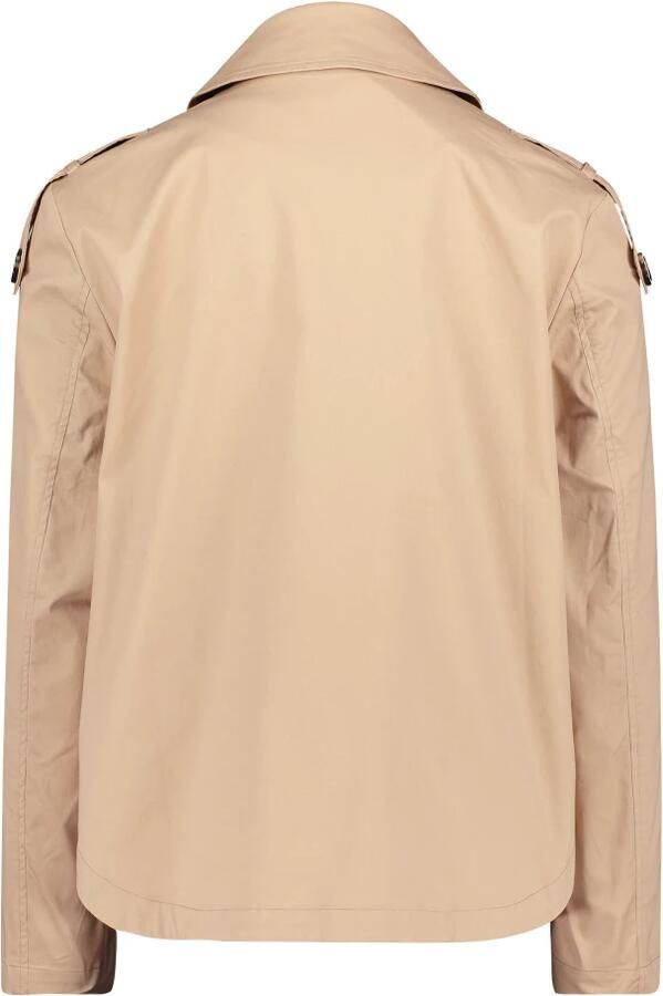 Amber & June Katoenen Trenchcoat met Klassieke Elementen Beige Dames - Foto 2