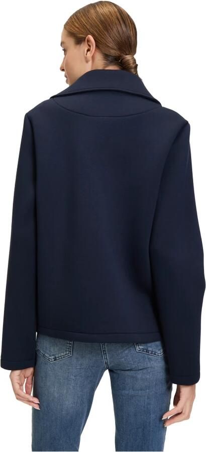 Amber & June Moderne Blazerjas met Reverskraag Blue Dames - Foto 2