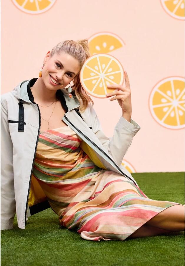 Amber & June Zomerjas met capuchon en stijl Beige Dames - Foto 2