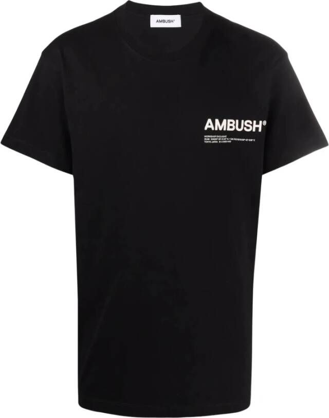 Ambush Bmaa007F21Jer0011003 T-shirt Zwart Heren