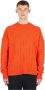 Ambush Oranje nylon blend oversize trui Oranje Heren - Thumbnail 1