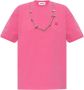 Ambush Roze katoenen oversized t-shirt Roze Dames - Thumbnail 1