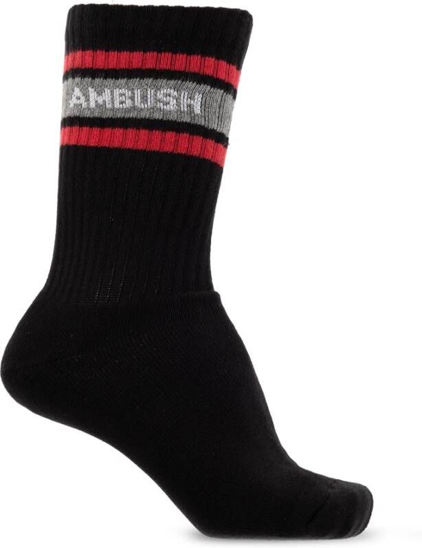 Ambush Sokken met logo Zwart