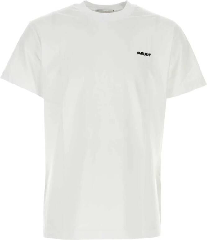 Ambush Wit katoenen T-shirt set Klassieke stijl White Heren