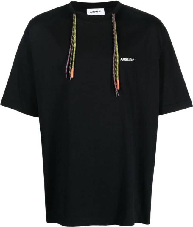 Ambush Multicord T-Shirt Nieuw Stijlvol Ontwerp Black Heren