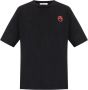 Ambush Zwart en rood katoenen platenprint T-shirt Black Heren - Thumbnail 1