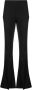 Ambush Zwarte Slim Fit Broek met Voorste Split Black Dames - Thumbnail 1