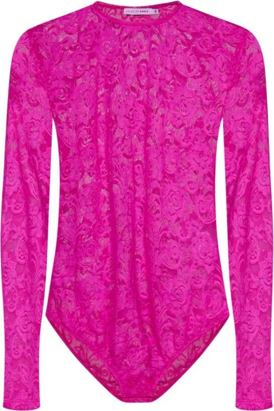 Amen Fuchsia Topkleding voor Dames Aw23 Roze Dames