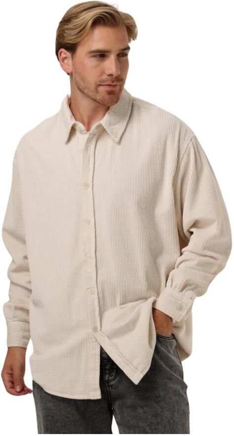 American vintage Casual Overhemd Padow in Ecru Beige Heren
