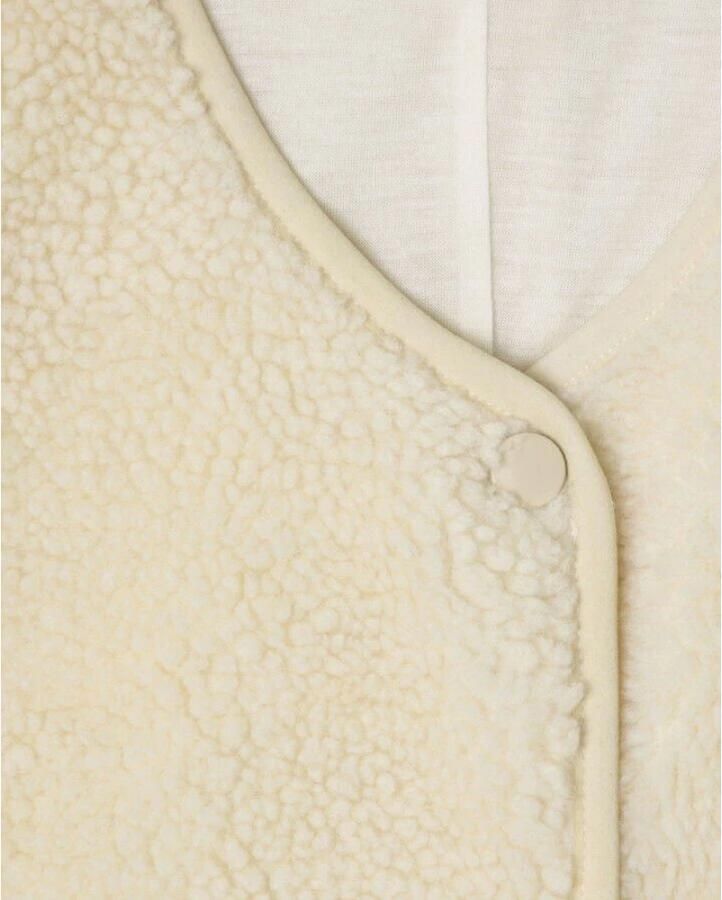 American vintage Zachte en Comfortabele Ecru Damesvest Beige Heren - Foto 4