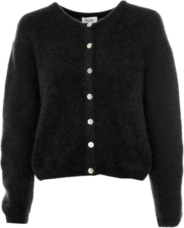 AMERICAN VINTAGE Dames Truien & Vesten Vitow Cardigan Zwart - Foto 5