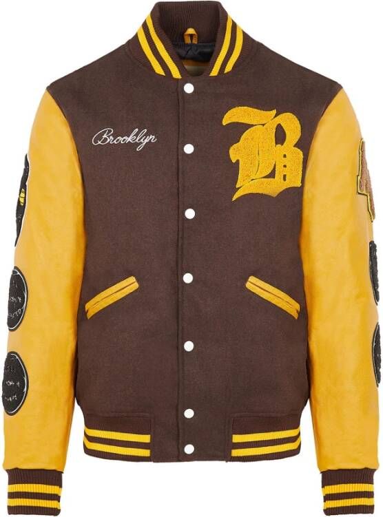 American College Teddy Varsity Herenjas Kwaliteit en Stijl Bruin Heren