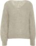 American Dreams Milana ls Mohair gebreide trui Beige Dames - Thumbnail 2