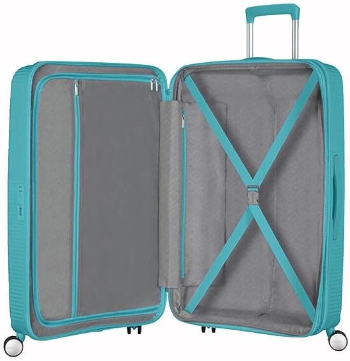American Tourister trolley Soundbox 67 cm. Expandable blauw - Foto 3