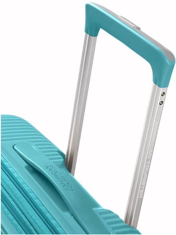 American Tourister trolley Soundbox 67 cm. Expandable blauw - Foto 4