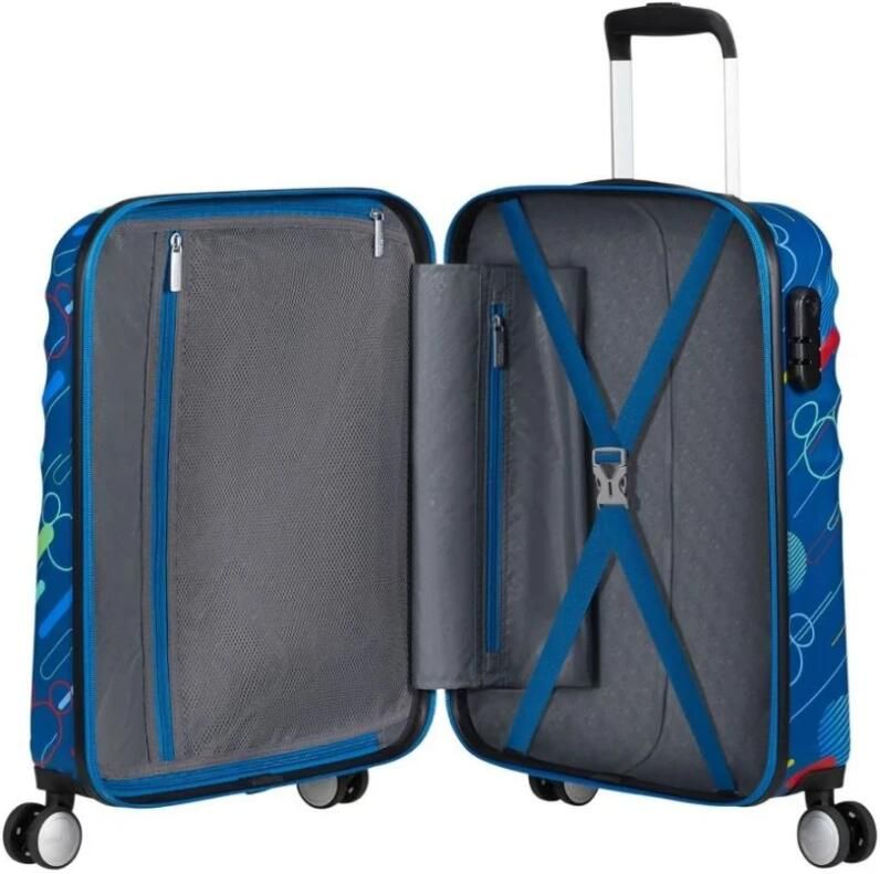 American Tourister Disney Wavebreaker Trolley Koffer Multicolor Unisex - Foto 3