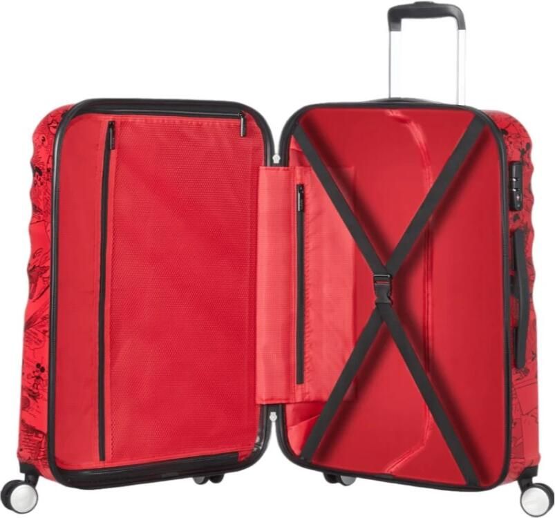American Tourister Disney Wavebreaker Trolley Koffer Red Unisex - Foto 5
