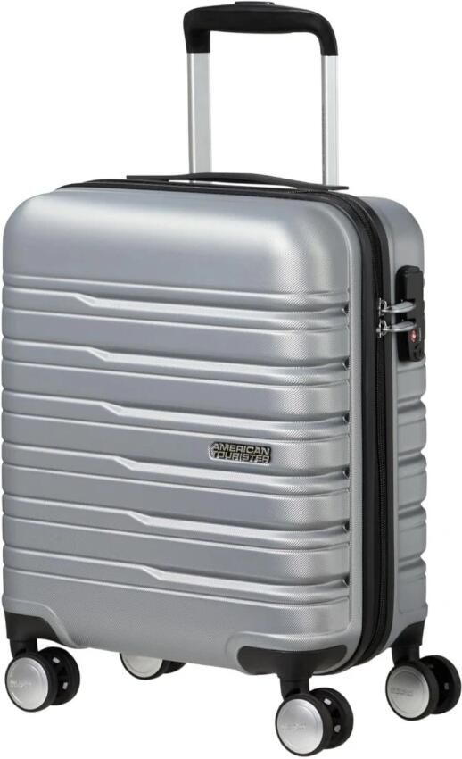 American Tourister trolley Flashline 45 cm. Underseater zilverkleurig - Foto 5