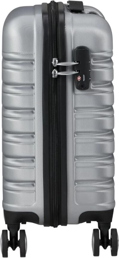 American Tourister trolley Flashline 45 cm. Underseater zilverkleurig - Foto 6