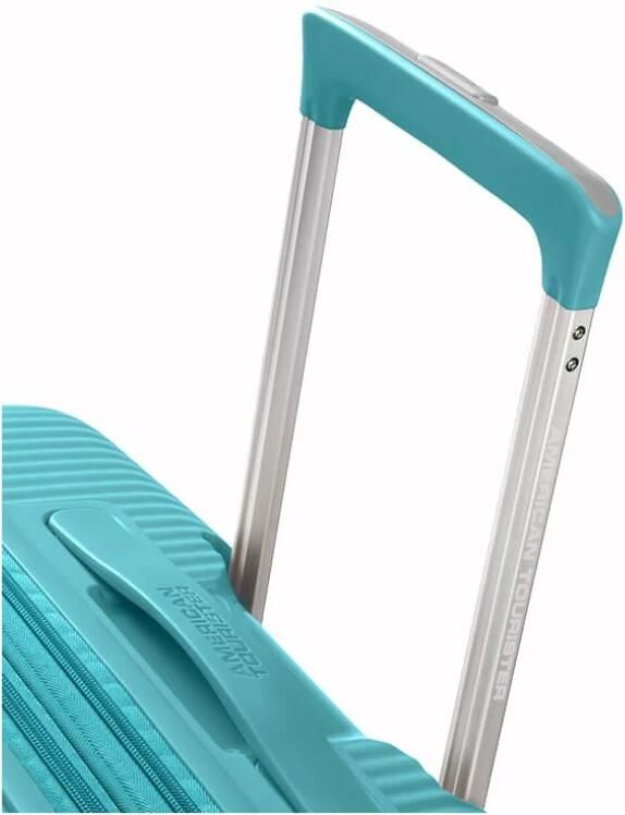 American Tourister Heldere Blauwe Uitbreidbare Trolley (4 Wielen) Blue Unisex - Foto 5