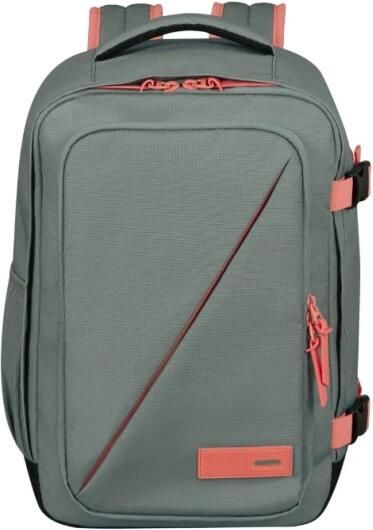 American Tourister Praktische en functionele handbagage rugzak Gray Unisex