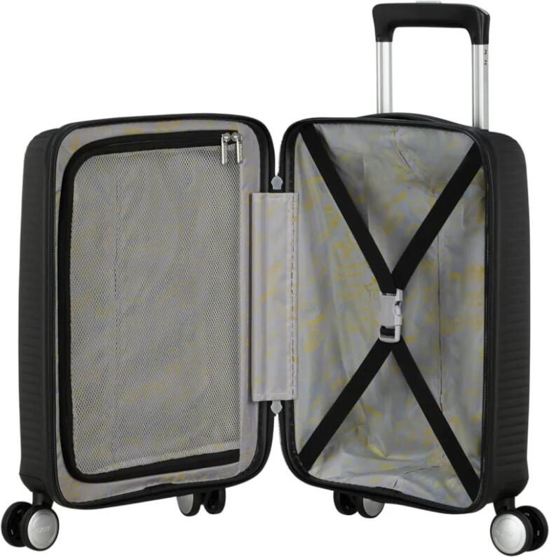 American Tourister Soundbox Mini Trolley Cabin ABS Black Unisex - Foto 5