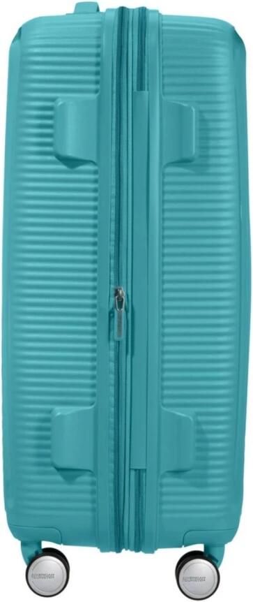 American Tourister Heldere Blauwe Uitbreidbare Trolley (4 Wielen) Blue Unisex - Foto 3