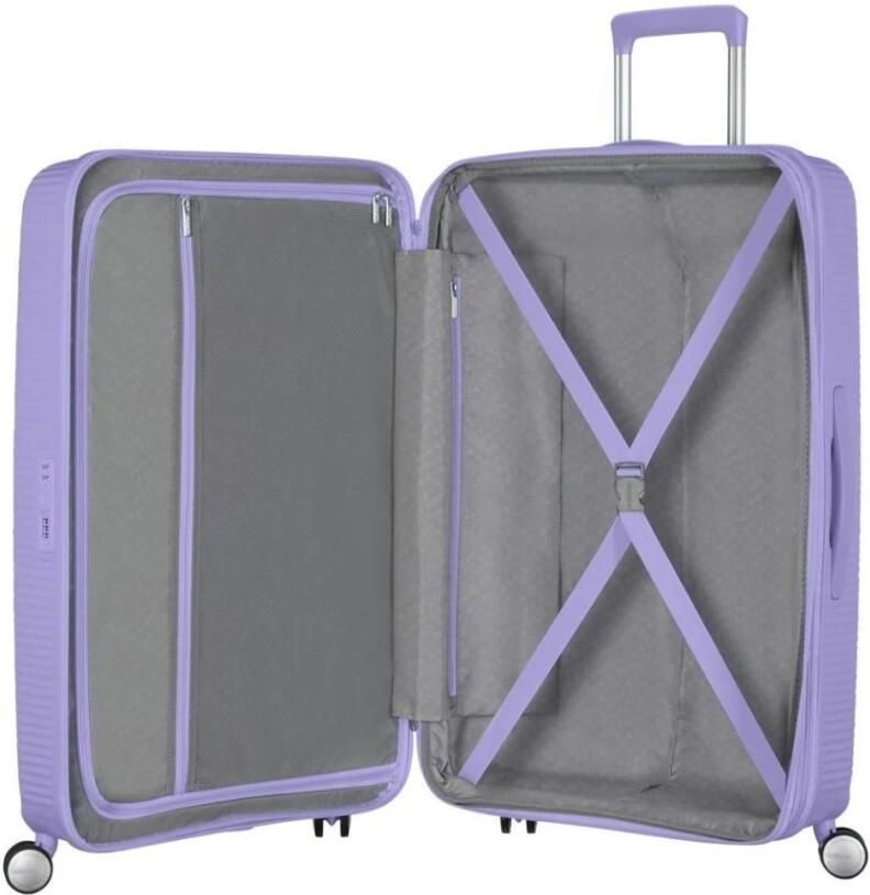 American Tourister trolley Soundbox 77 cm. Expdanble lila - Foto 4