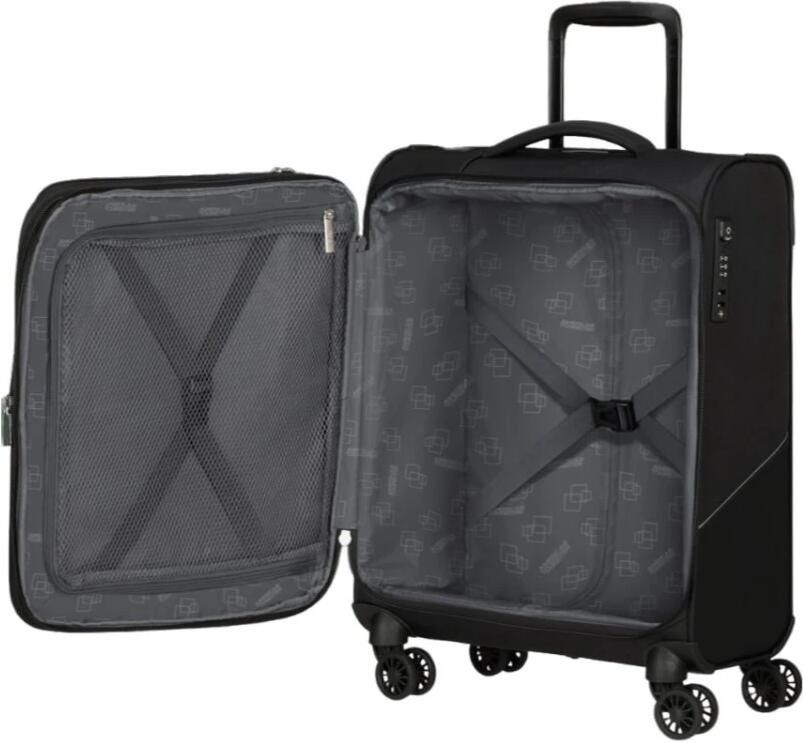 American Tourister trolley Summerride 55 cm. Expandable zwart - Foto 4
