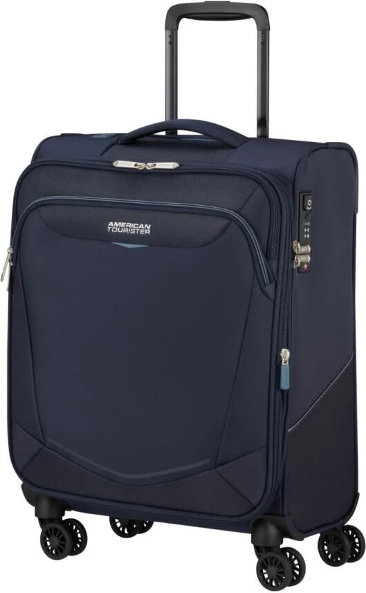 American Tourister trolley Summerride 55 cm. Expandable donkerblauw - Foto 7