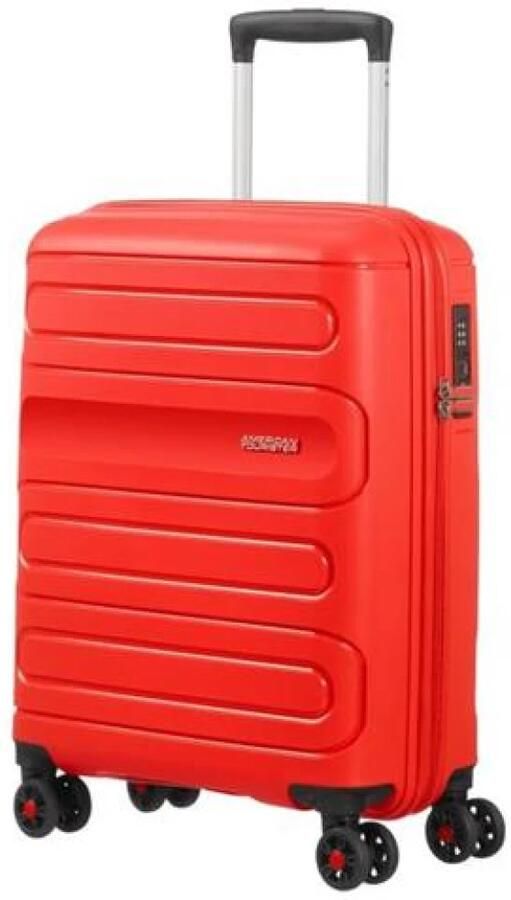 American Tourister Trolley Sunide Spinner 55 20 Sunred 107526-0409 Rood Unisex - Foto 2
