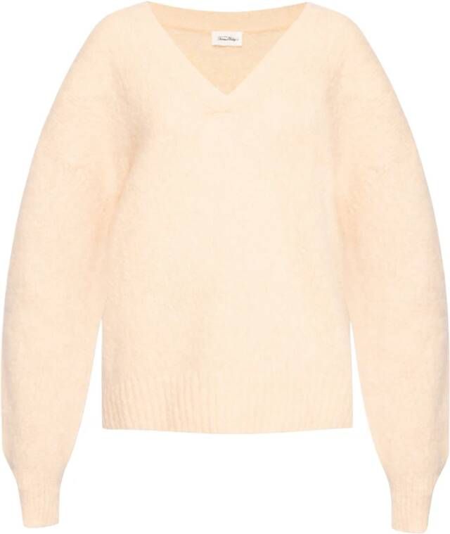 American vintage Sweatshirts hoodies Beige Dames