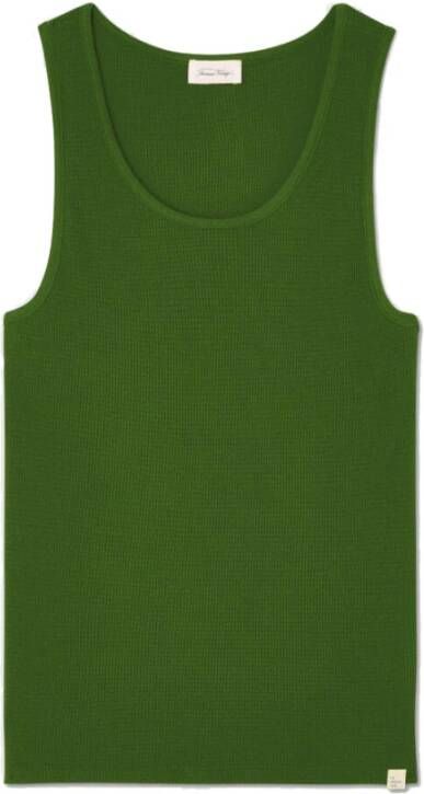 American vintage Sleeveless Tops Groen Dames