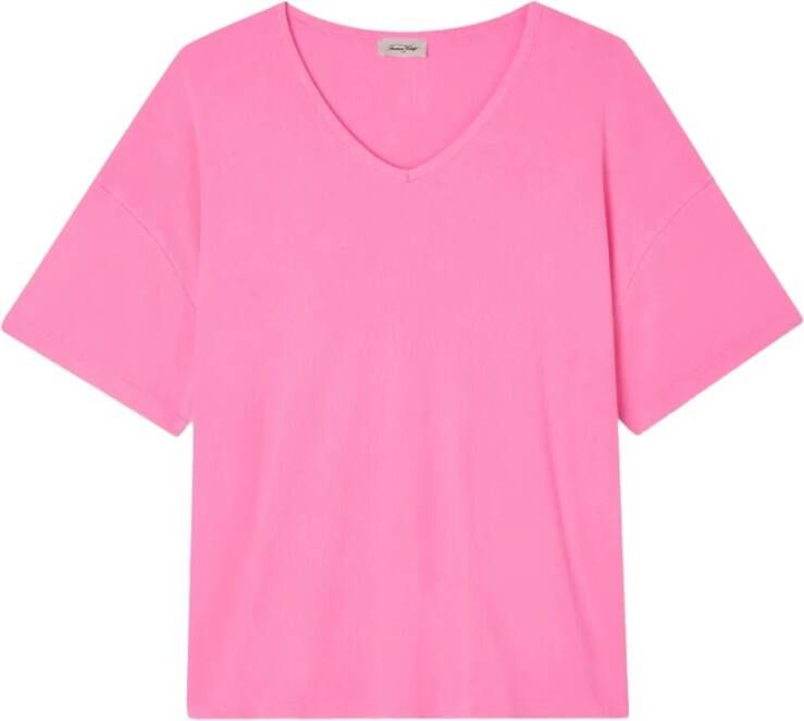 American vintage T-shirt Roze Dames