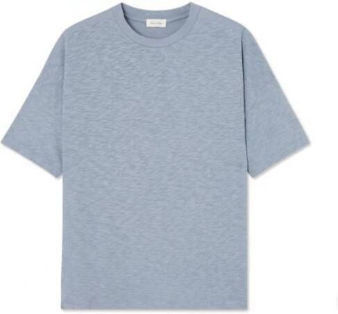 American vintage T-shirts Blauw Heren