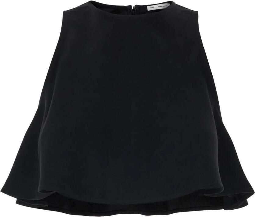 Ami Paris Hoodie met logo Black Heren