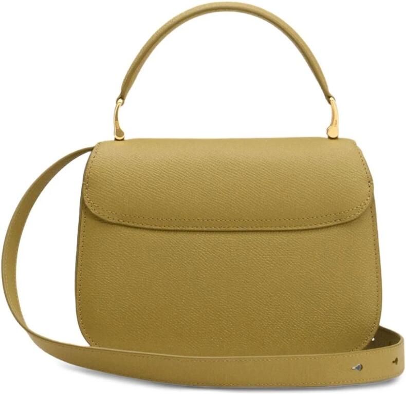Ami Paris Bruine Foldover Tas met Groene Accent Brown Dames - Foto 7