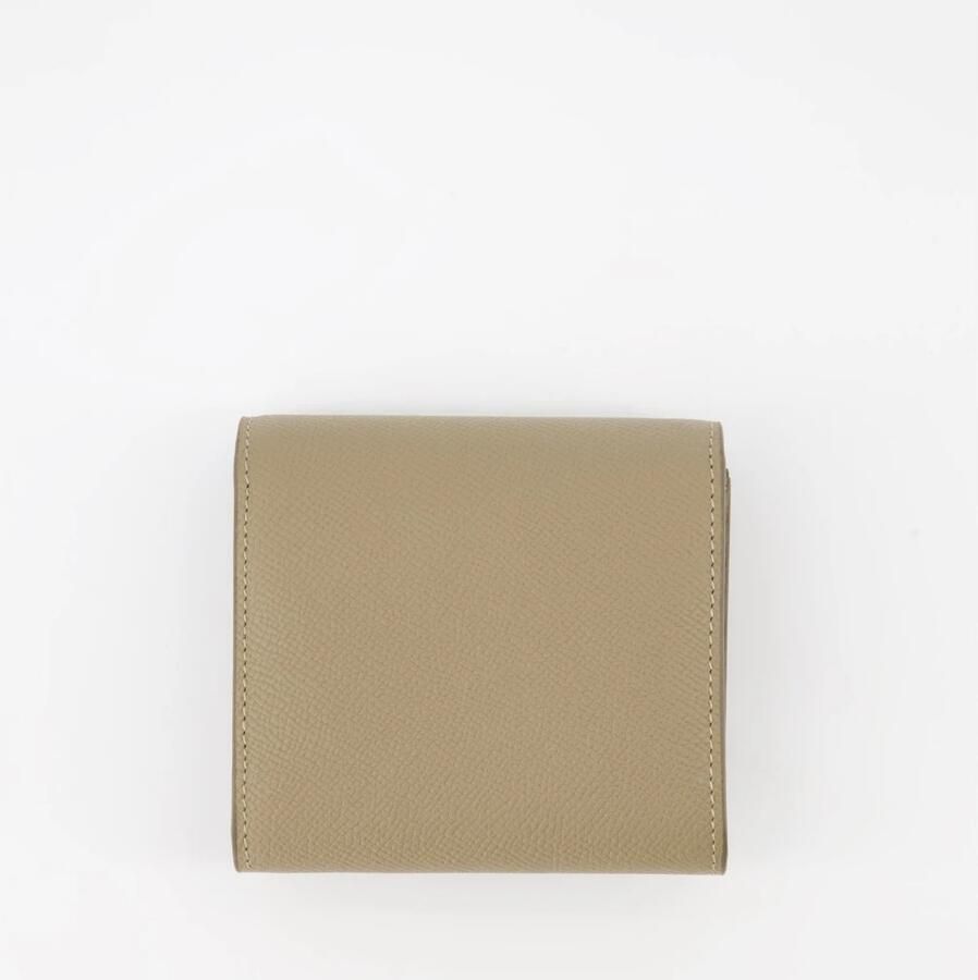 Ami Paris Compacte Heart Friend Portemonnee Beige Unisex - Foto 2