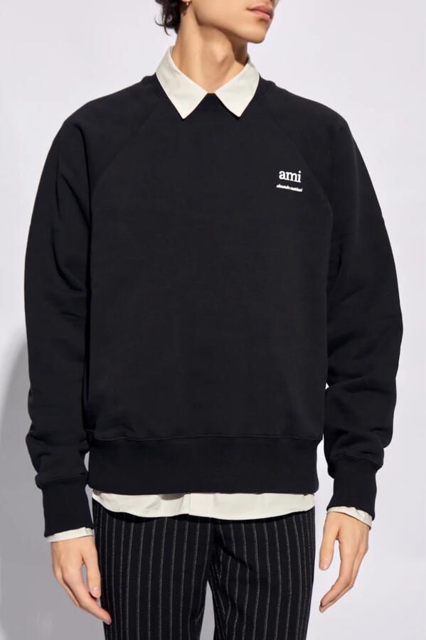 Ami Paris Zwarte Sweaters van Alexandre Mattiussi Black - Foto 5