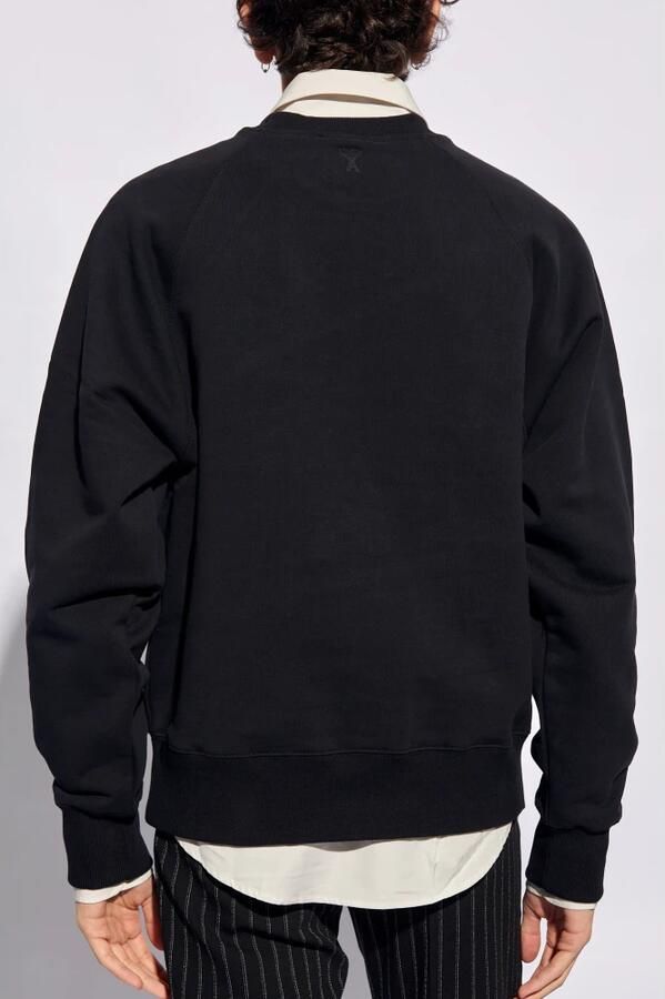 Ami Paris Zwarte Sweaters van Alexandre Mattiussi Black - Foto 6